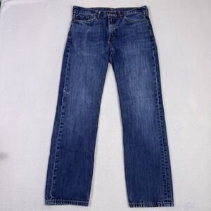 Levi's 514 Straight Fit Jeans Mens 30x30 Medium Wash Blue Denim Pants